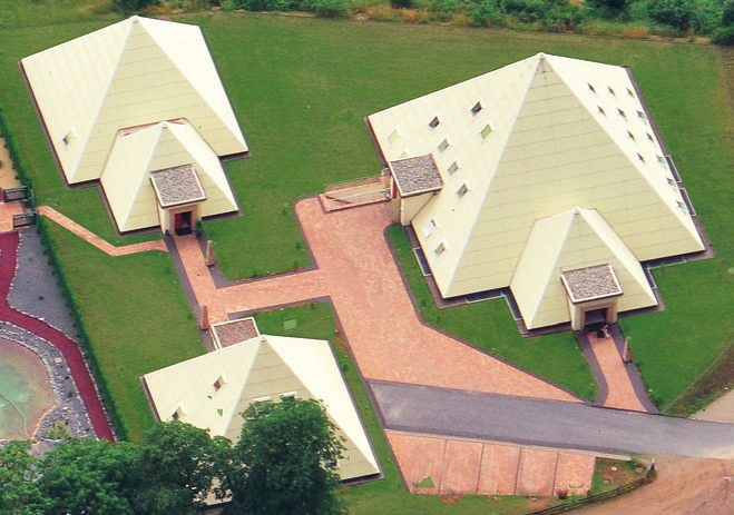Rayonex Biomedical pyramids in Lennestadt, Germany